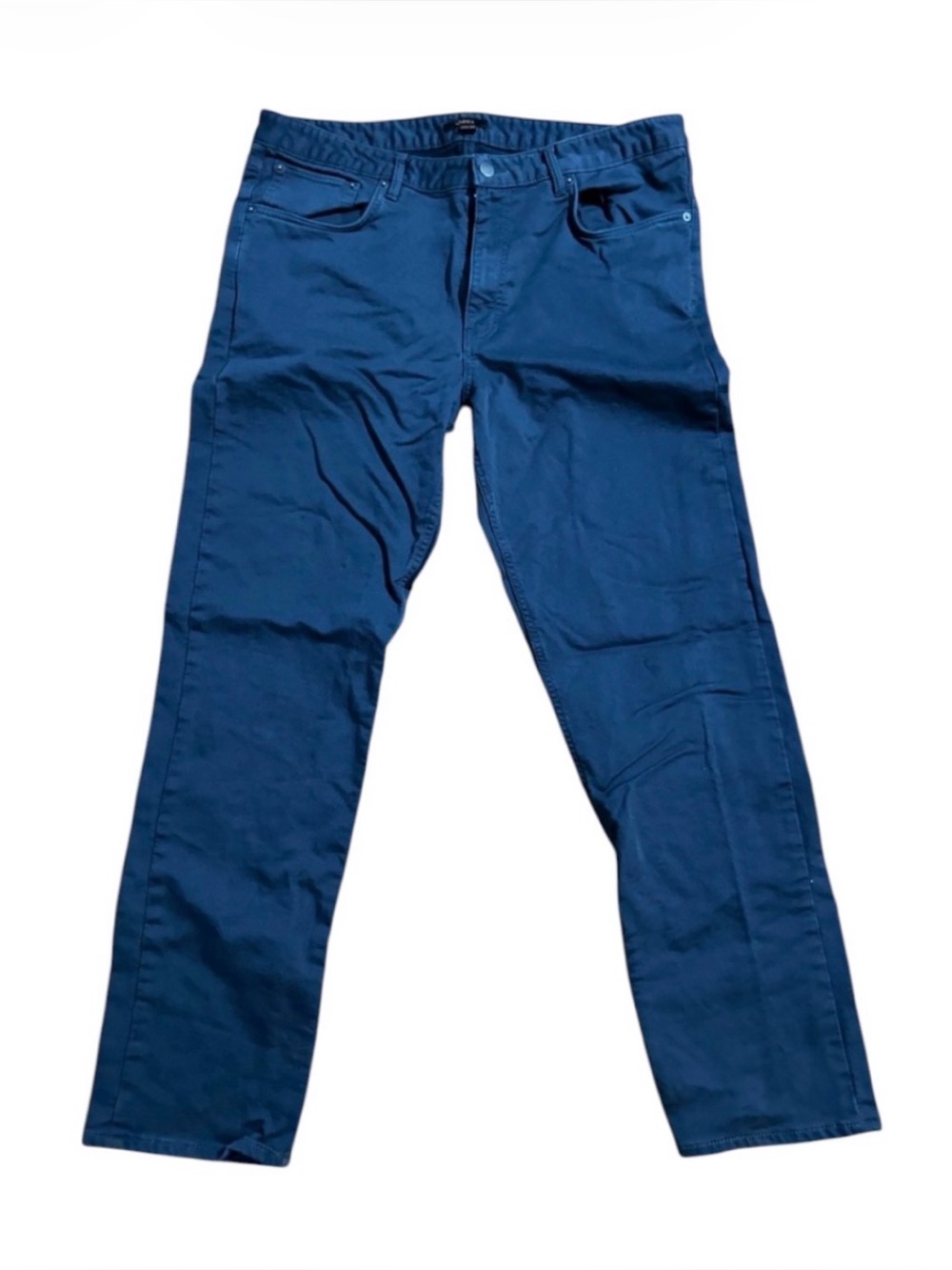 QUINCE Classic Navy Blue Straight-Leg Pants
